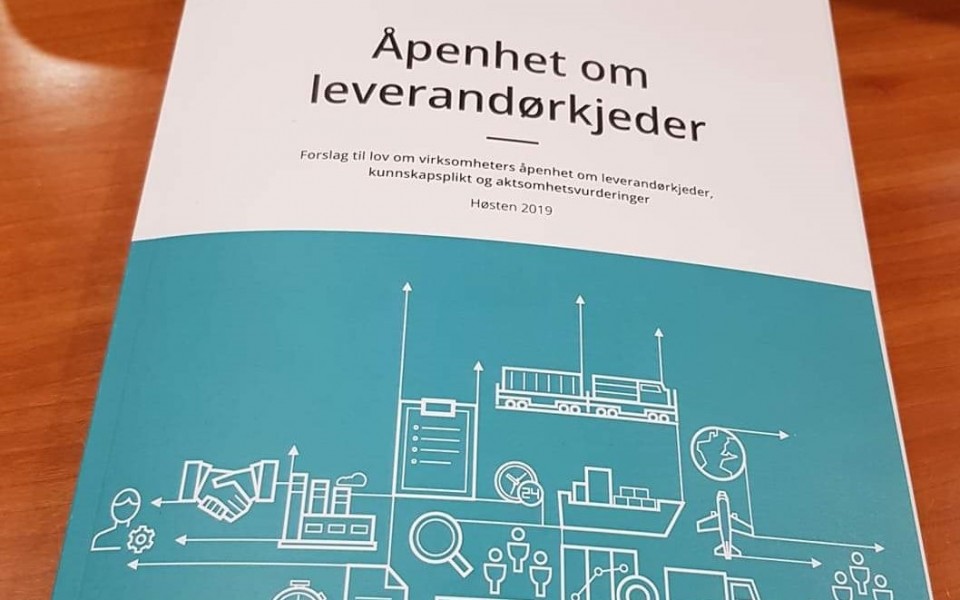 -Viktig skritt mot et ansvarlig norsk næringsliv