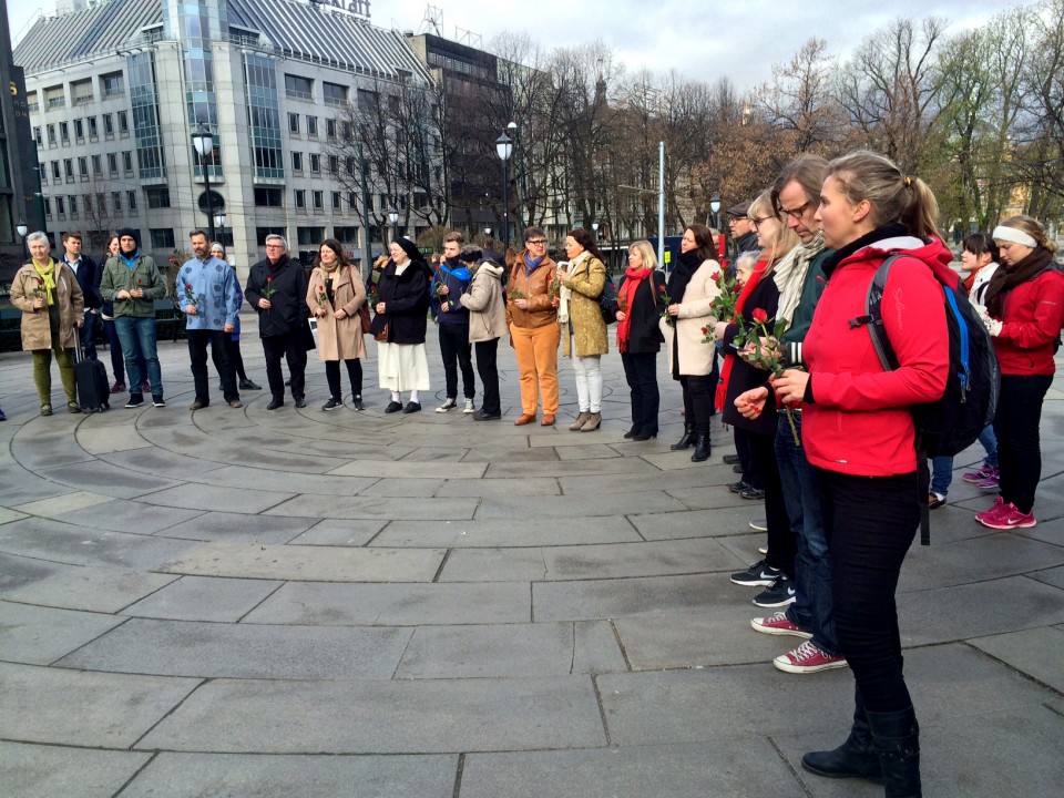 Markering mot våpeneksport